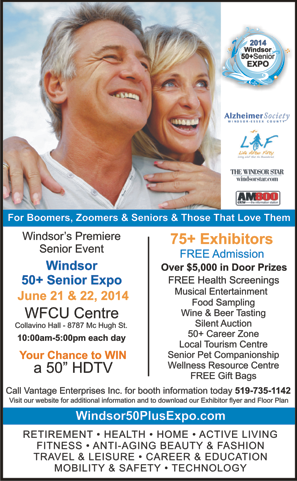 Windsor 50+ Seniors Expo - Featuring... Life After Fifty!